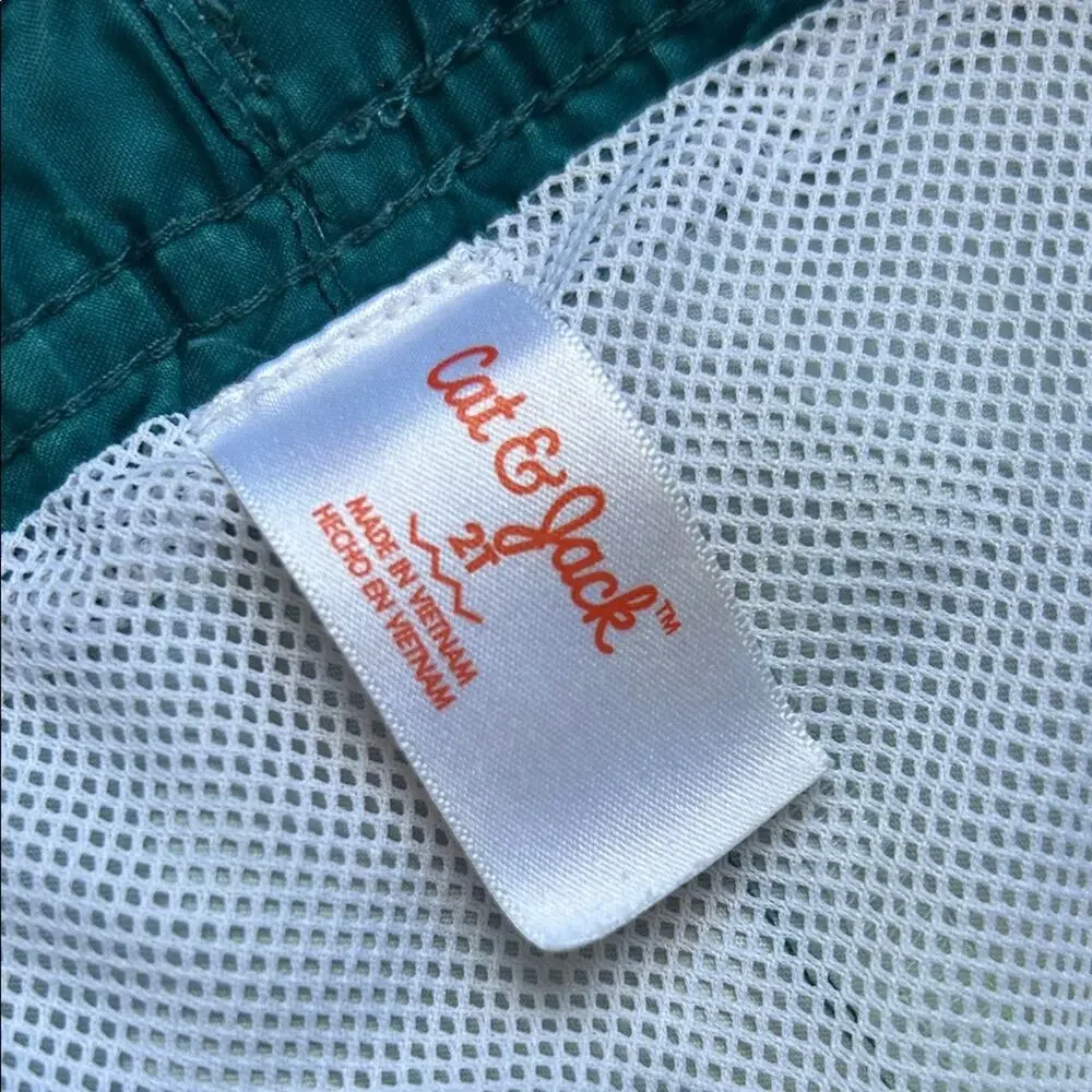 Cat & Jack Ombre Green Boys Swim Trunks, Size 2T